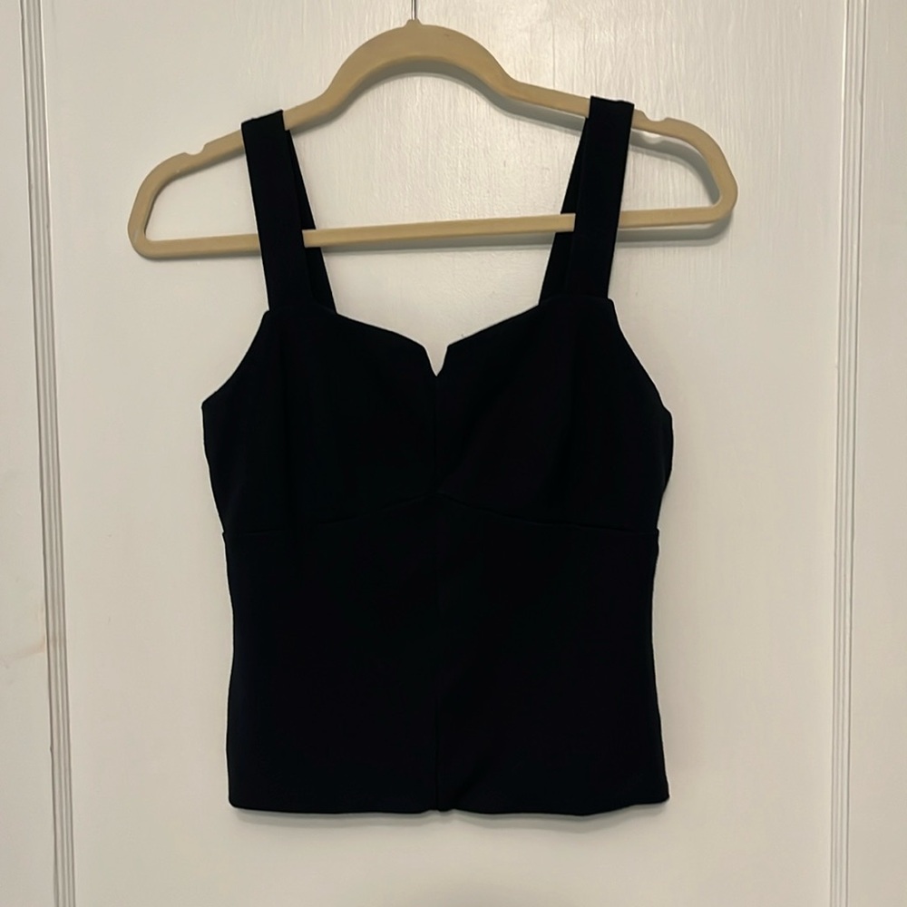 Cabi black corset tank